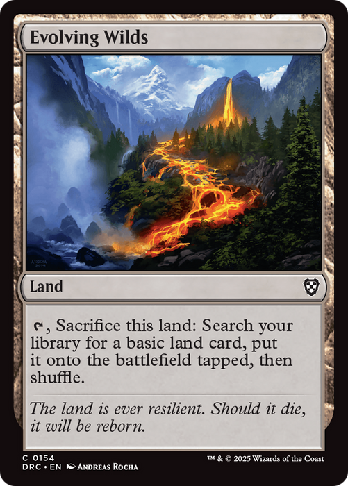 Evolving Wilds (DRC-154) - Commander: Aetherdrift - for just $0.03! 