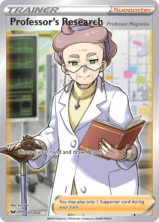 Professor's Research (201/202) (Professor Magnolia) [Sword & Shield: Base Set] - for just $1.70! 