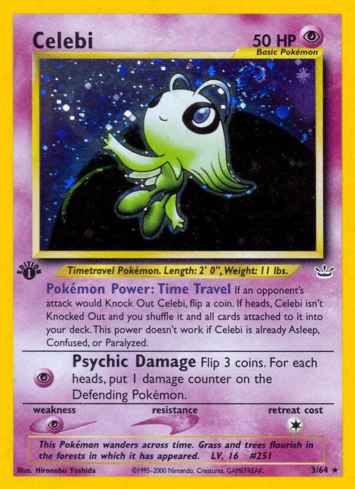 Celebi (3/64) [Neo Revelation 1st Edition] - for just $140! 