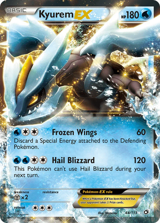 Kyurem EX (44/113) [Black & White: Legendary Treasures] - for just $2.30! 