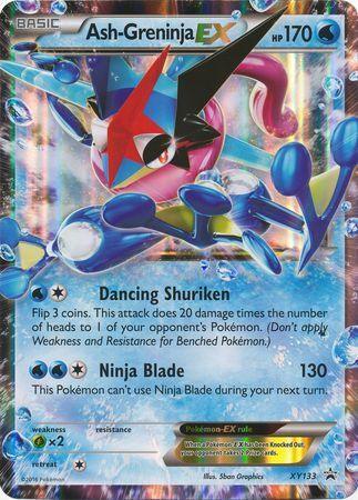 Ash-Greninja EX (XY133) (Jumbo Card) [XY: Black Star Promos] - for just $4.40! 