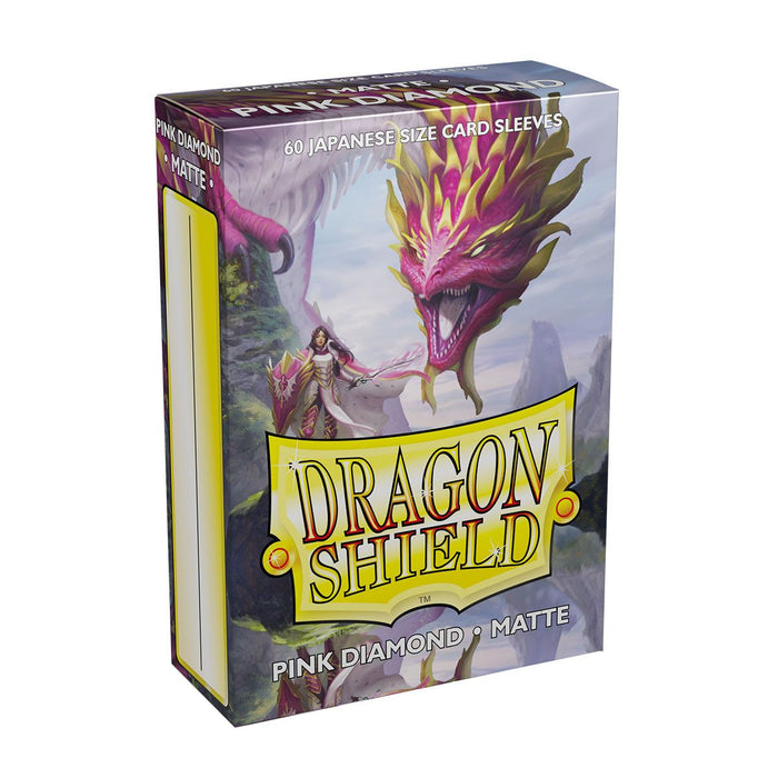 Dragon Shield: Japanese Size 60ct Sleeves - Pink Diamond (Matte) - Just $0! Shop now at Retro Gaming of Denver