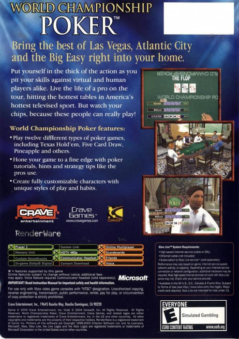 World Championship Poker – Xbox (XBOX) - for just $4.99! 