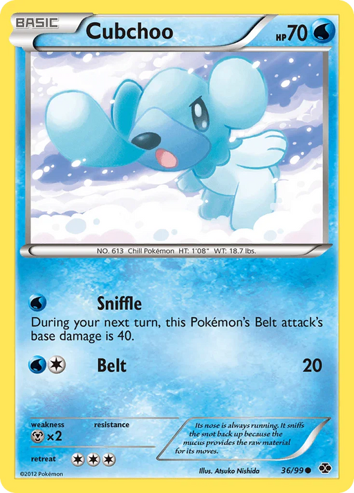 Cubchoo (36/99) [Black & White: Next Destinies] - for just $0.10! 