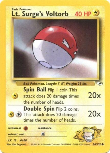 Lt. Surge's Voltorb (84/132) [Gym Heroes Unlimited] - for just $0.25! 