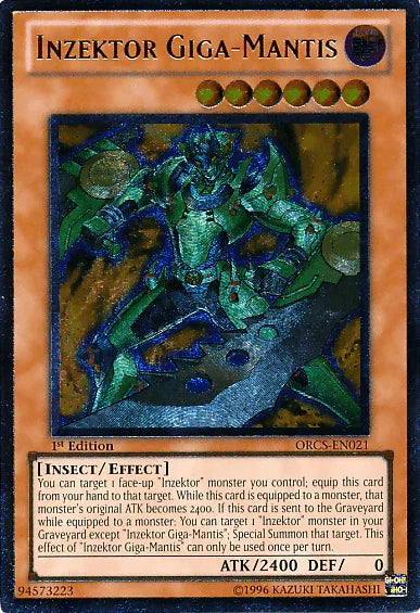 Inzektor Giga-Mantis [ORCS-EN021] Ultimate Rare - for just $2.15! 