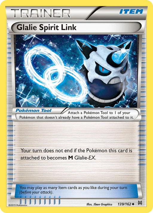 Glalie Spirit Link (139/162) [XY: BREAKthrough] - for just $0.15! 
