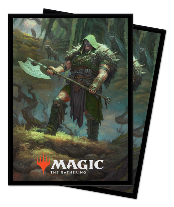 Ultra PRO: Standard 100ct Sleeves - Throne of Eldraine (Garruk, Cursed Huntsman) - Just $0! Shop now at Retro Gaming of Denver