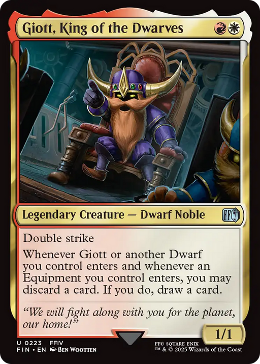 Giott, King of the Dwarves (FIN-223) - FINAL FANTASY - for just $0.04! 
