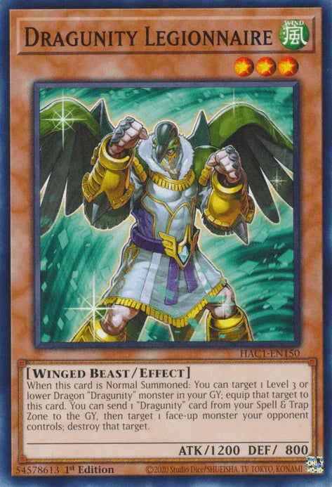 Dragunity Legionnaire [HAC1-EN150] Common - for just $0.10! 