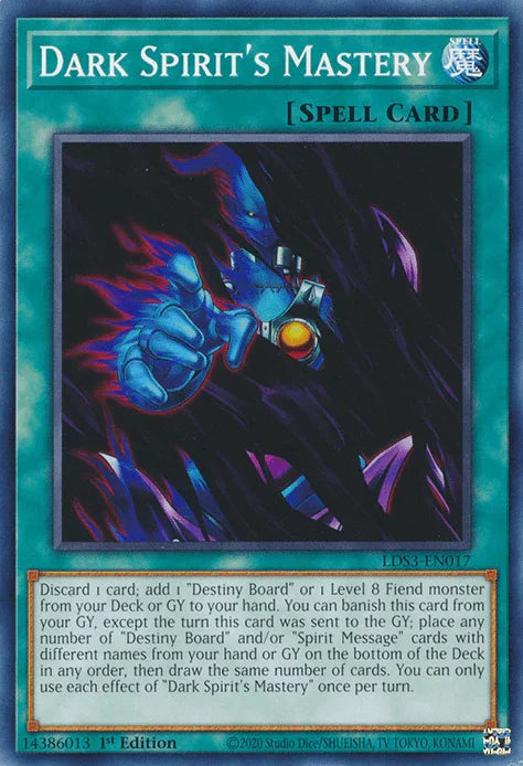 Dark Spirit's Mastery [LDS3-EN017] Common - for just $0.30! 