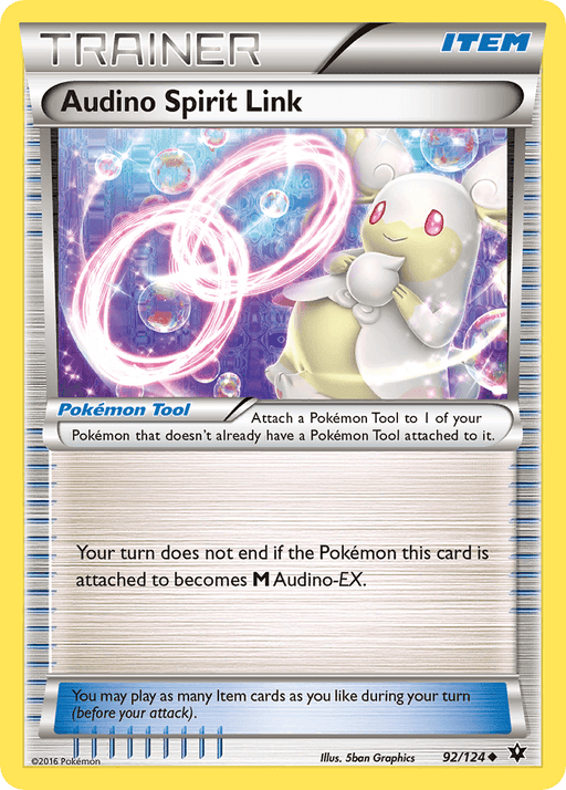 Audino Spirit Link (92/124) [XY: Fates Collide] - for just $0.10! 