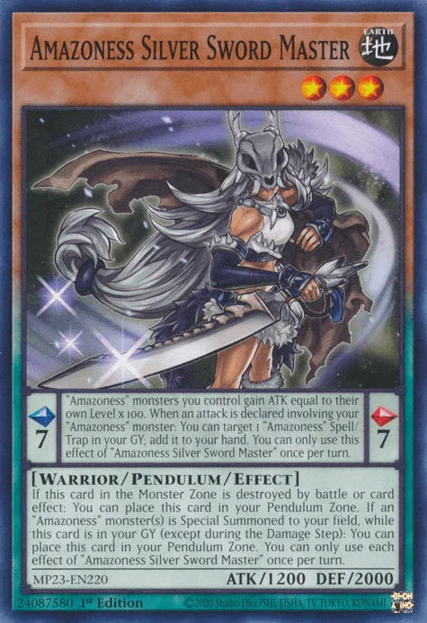 Amazoness Silver Sword Master [MP23-EN220] Common - for just $0.10! 