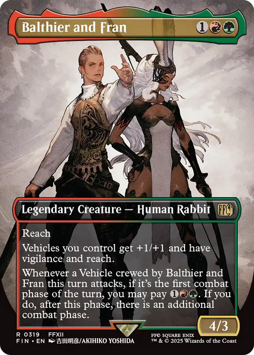 Balthier and Fran (Borderless) (0319) (FIN-319) - FINAL FANTASY (Borderless) Foil - for just $0.65! 