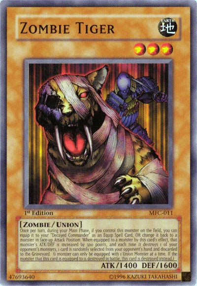 Zombie Tiger [MFC-011] Common - for just $0.10! 