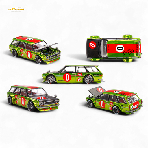 Mini GT Datsun 510 Wagon OG Ho Yellow 1:64 - for just $29.99! 