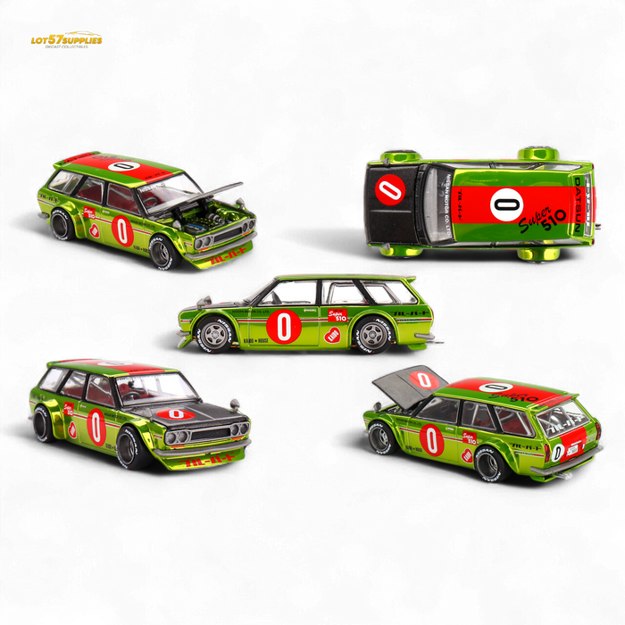 Mini GT Datsun 510 Wagon OG Ho Yellow 1:64 - for just $29.99! 