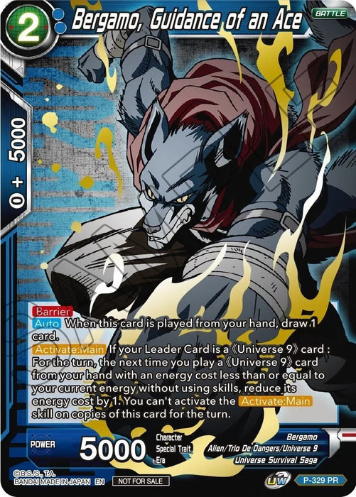 Bergamo, Guidance of an Ace (Gold Stamped) (P-329) [Tournament Promotion Cards] - for just $10.80! 