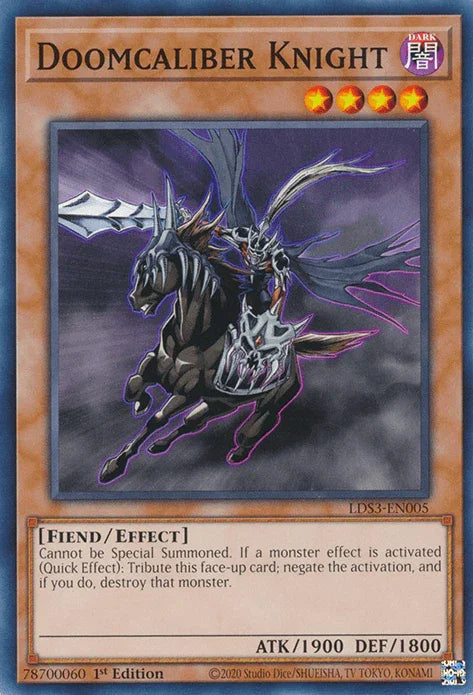 Doomcaliber Knight [LDS3-EN005] Common - for just $0.10! 