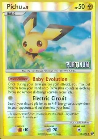 Pichu (45/100) [Burger King Promos: 2009 Collection] - for just $14.20! 