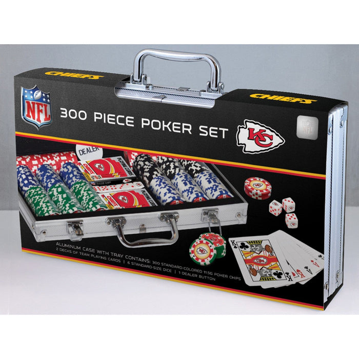 Kansas City Chiefs 300 Piece Poker Set - for just $124.99! 