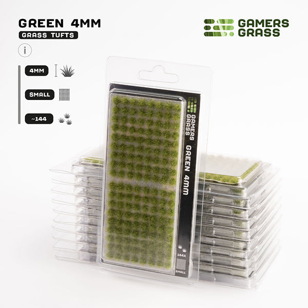 Gamers Grass Tufts: Green 4mm- Small - for just $5.95! 