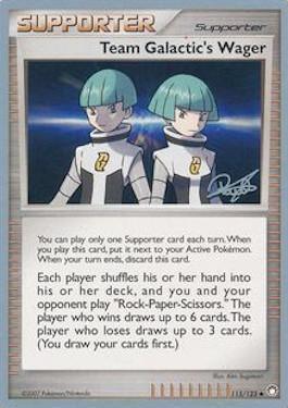 Team Galactic's Wager (115/123) (Bliss Control - Paul Atanassov) [World Championships 2008] - for just $0.40! 