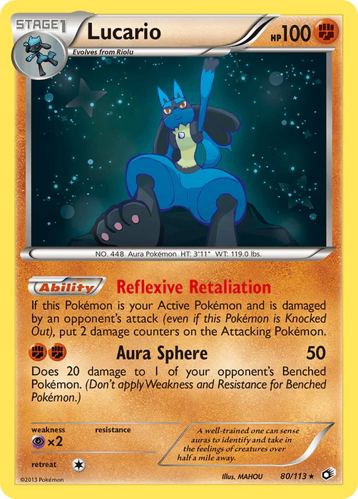 Lucario (80/113) [Black & White: Legendary Treasures] - for just $7.05! 