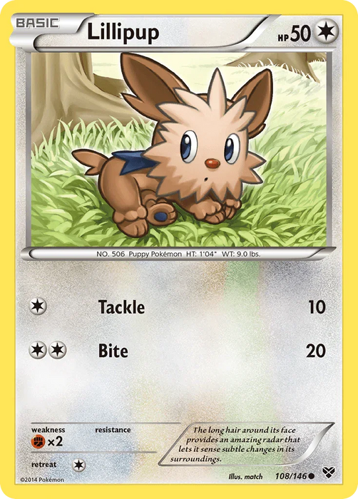 Lillipup (108/146) [XY: Base Set] - for just $0.15! 