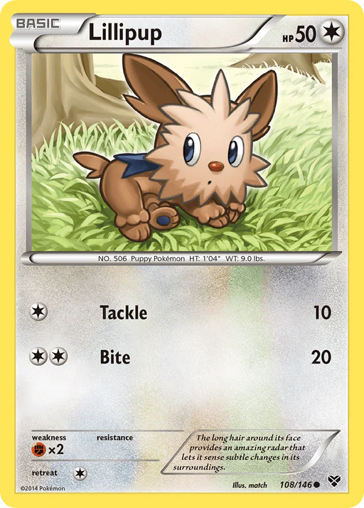 Lillipup (108/146) [XY: Base Set] - for just $0.10! 