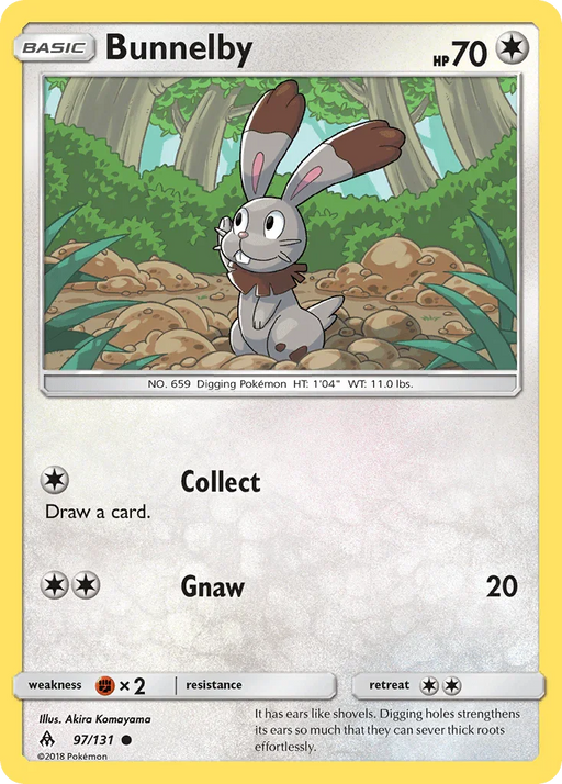 Bunnelby (97/131) [Sun & Moon: Forbidden Light] - for just $0.10! 