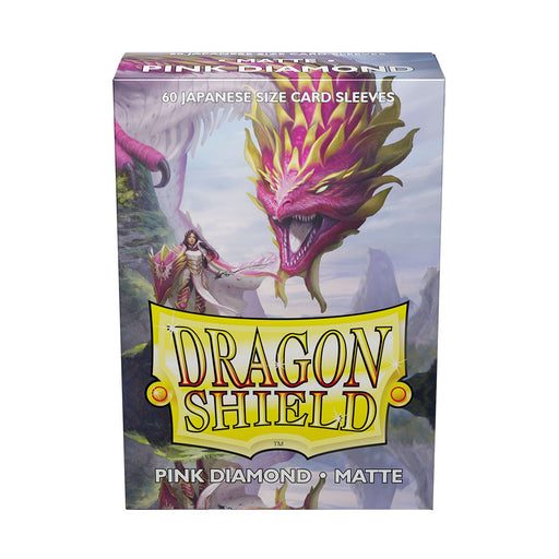 Dragon Shield: Japanese Size 60ct Sleeves - Pink Diamond (Matte) - Just $0! Shop now at Retro Gaming of Denver