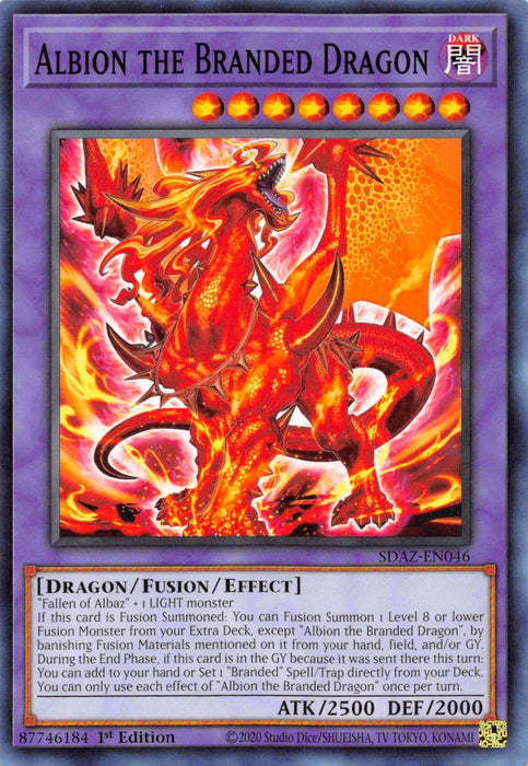 Albion the Branded Dragon [SDAZ-EN046] Common - for just $0.10! 