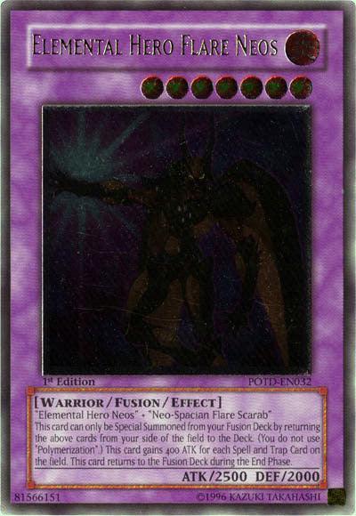 Elemental Hero Flare Neos [POTD-EN032] Ultimate Rare - for just $64! 