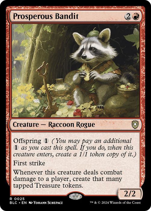 Prosperous Bandit (BLC-025) - Bloomburrow Commander - for just $0.09! 