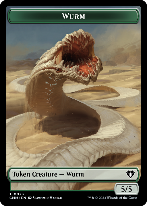 Wurm // Spider Double-Sided Token [Commander Masters Tokens] - Just $0.10! Shop now at Retro Gaming of Denver