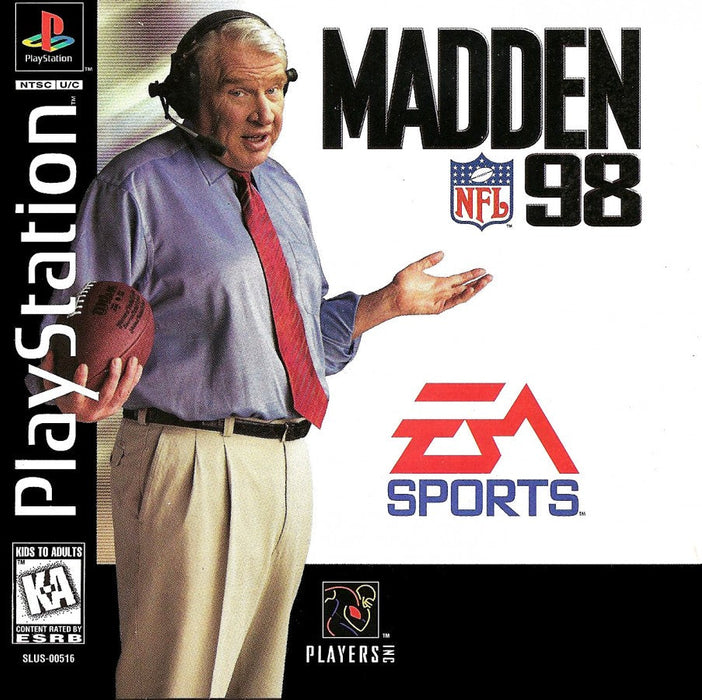 Madden NFL 98 – PlayStation 1 (PS1) - for just $6.99! 