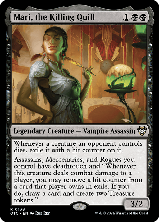 Mari, the Killing Quill (OTC-138) - Outlaws of Thunder Junction Commander - for just $1.35! 