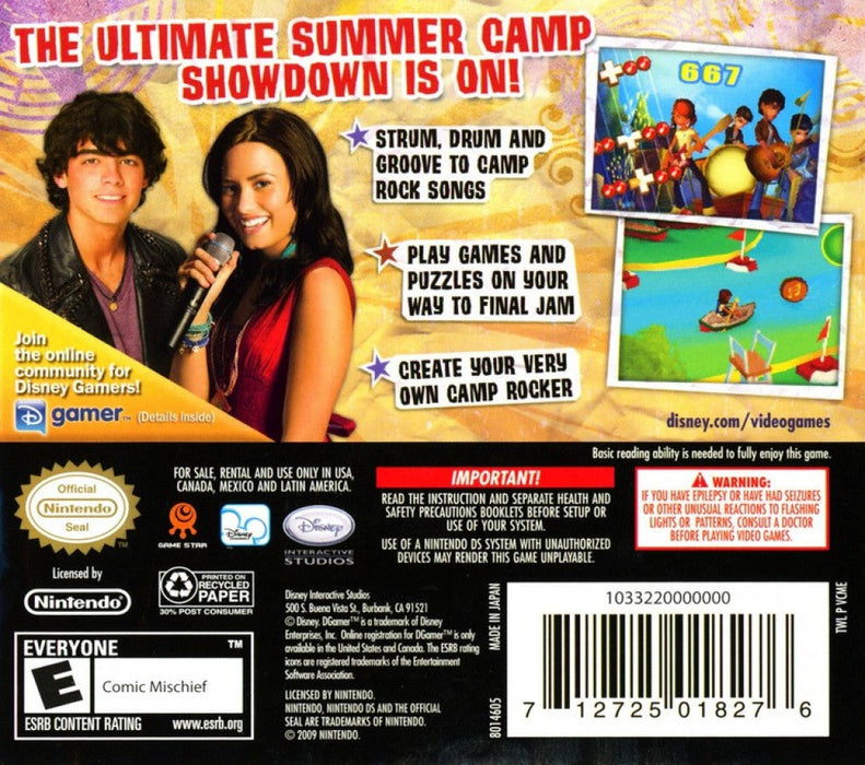 Camp Rock: The Final Jam – Nintendo DS (DS) - for just $6.99! 