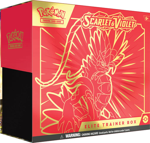 Pokémon TCG: Scarlet & Violet Elite Trainer Box - Koraidon Red (1 Full Art Promo Card, 9 Boosters and Premium Accessories) - Premium Novelties & Gifts - Just $49.99! Shop now at Retro Gaming of Denver