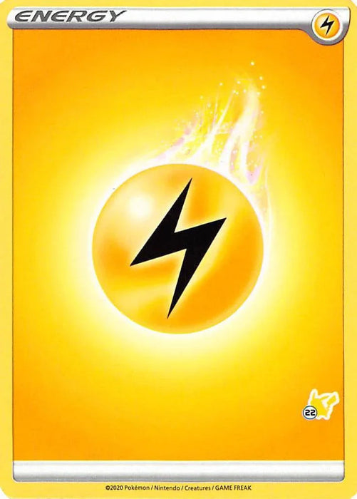 Lightning Energy (Pikachu Stamp #22) [Battle Academy 2022] - for just $0.10! 