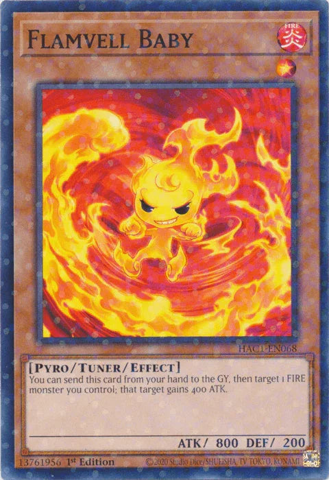Flamvell Baby (Duel Terminal) [HAC1-EN068] Common - for just $0.10! 