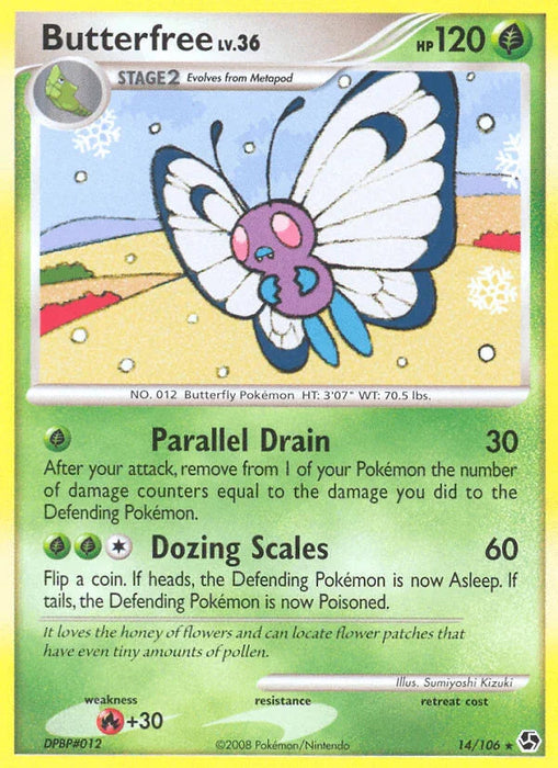Butterfree (14/106) [Diamond & Pearl: Great Encounters] - for just $1.90! 