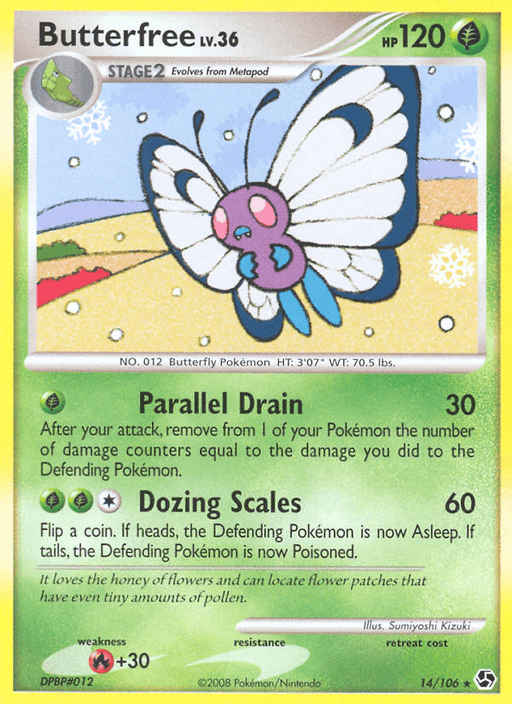 Butterfree (14/106) [Diamond & Pearl: Great Encounters] - for just $1.35! 