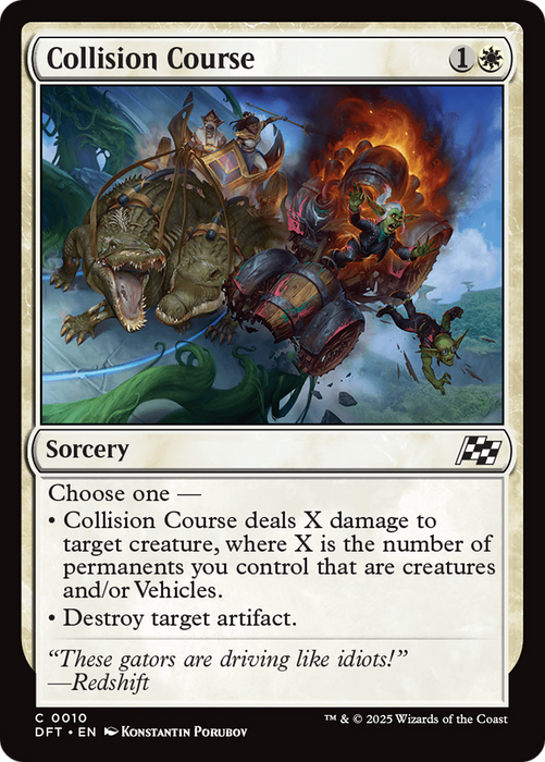 Collision Course (DFT-010) - Aetherdrift Foil - for just $0.01! 