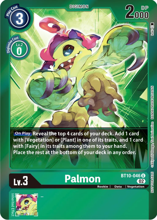 Palmon [BT10-046] (Event Pack 4) [Xros Encounter Promos] - Just $4.55! Shop now at Retro Gaming of Denver