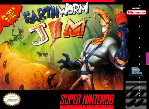 Earthworm Jim – Super Nintendo Entertainment System (SNES) - for just $38.99! 