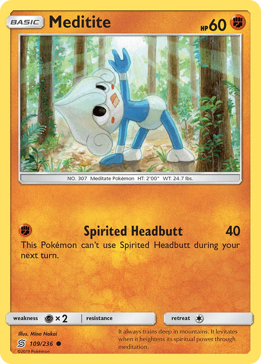 Meditite (109/236) [Sun & Moon: Unified Minds] - for just $0.10! 