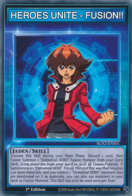 HEROES UNITE - FUSION!! [SGX2-ENS01] Common - for just $0.10! 