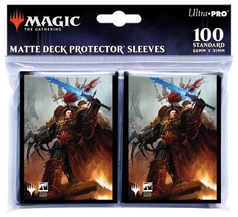 Ultra PRO: Standard 100ct Sleeves - Warhammer 40k Commander Deck (Abaddon the Despoiler) - Just $0! Shop now at Retro Gaming of Denver